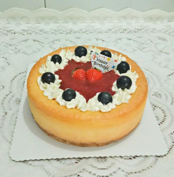 《Tinrry下午茶》教你做烤蓝莓重芝士蛋糕（6寸配方）