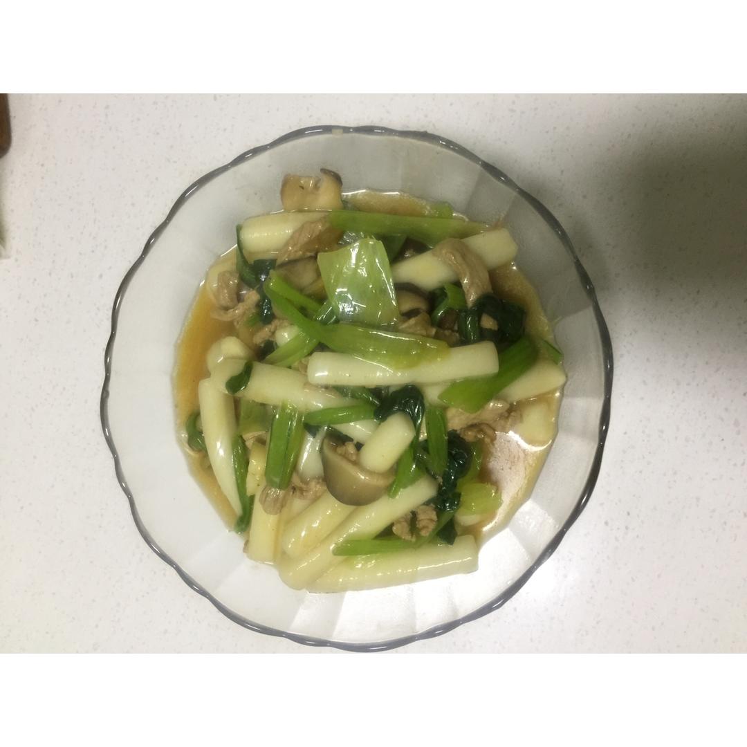 家常炒年糕