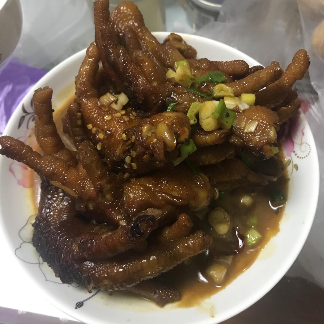 香辣烧鸡爪