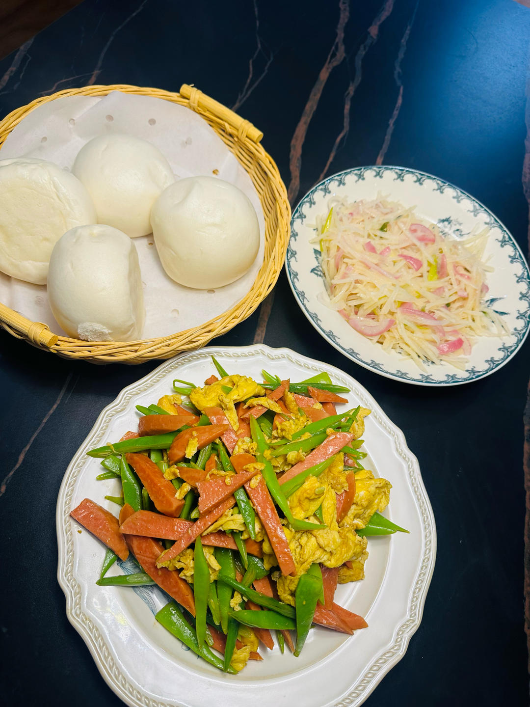青椒火腿炒鸡蛋