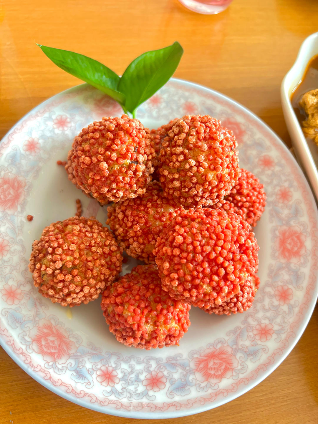 芝士荔枝虾球