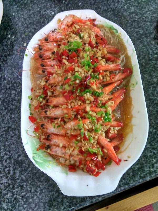蒜蓉剁椒虾