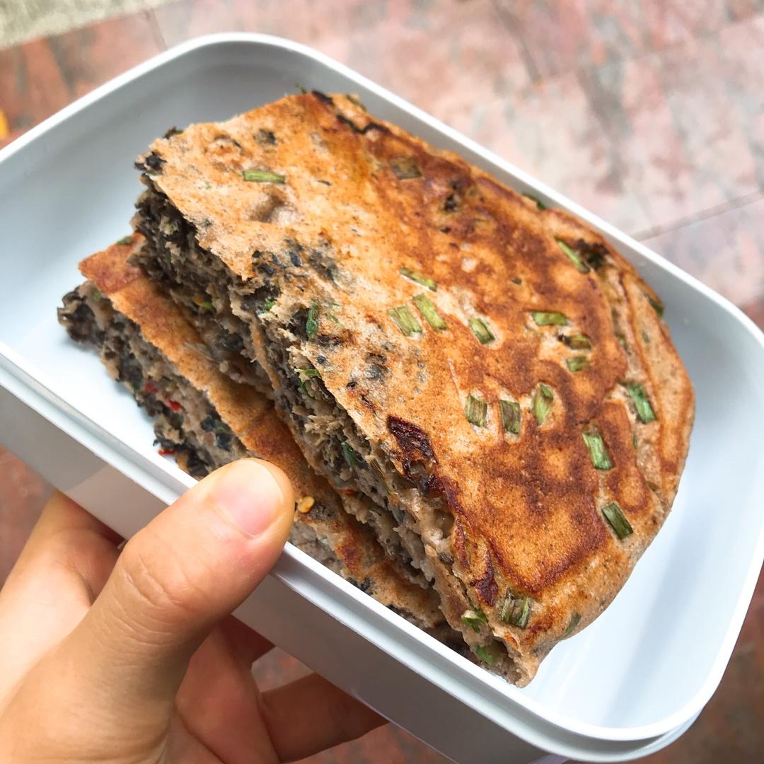 健身减脂也能吃的全麦粉发面肉馅饼