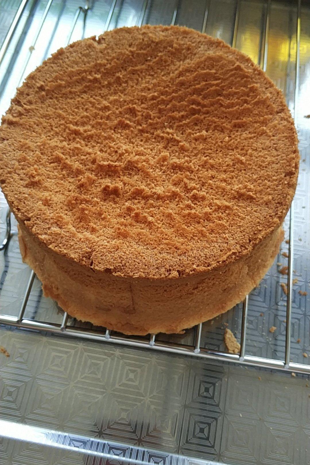 晴天lucky做的6寸蛋糕胚