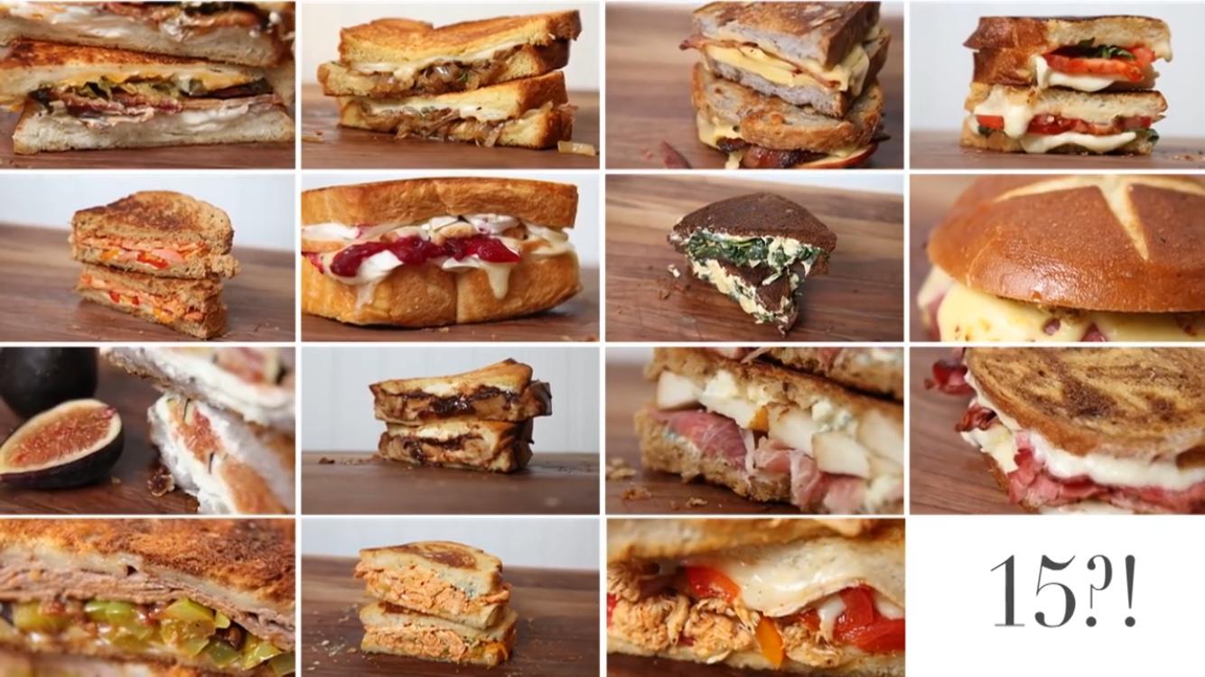 15种超好吃的烤乳酪三明治吐司（grilled cheese sandwich ）