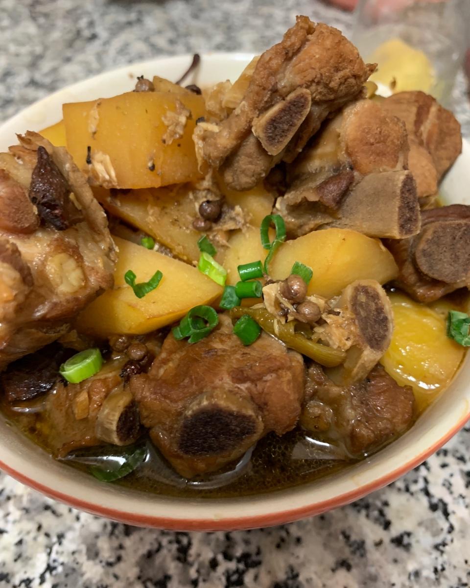 土豆炖排骨
