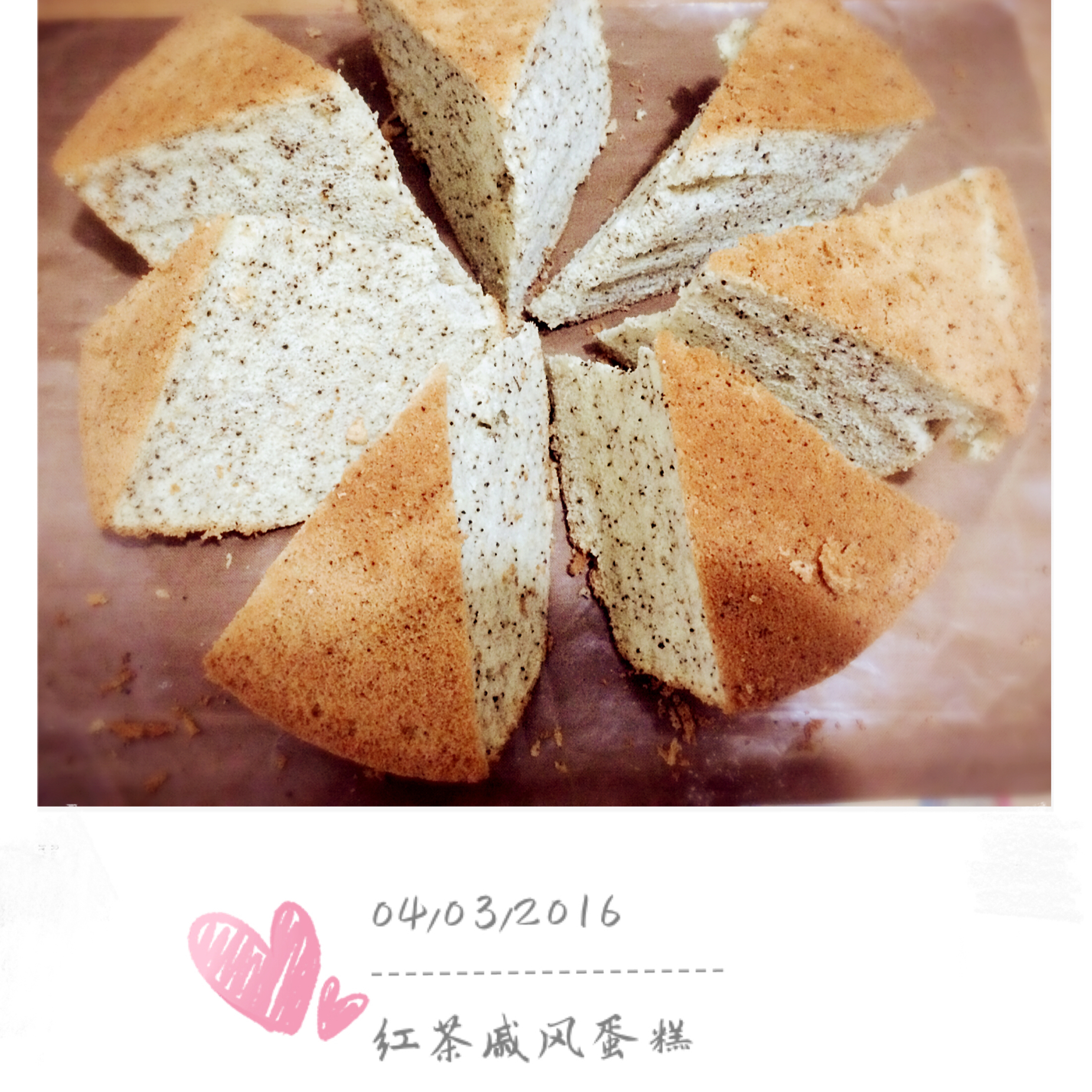 《Tinrry+》戚风蛋糕（6寸配方）（基础、超详细教程）