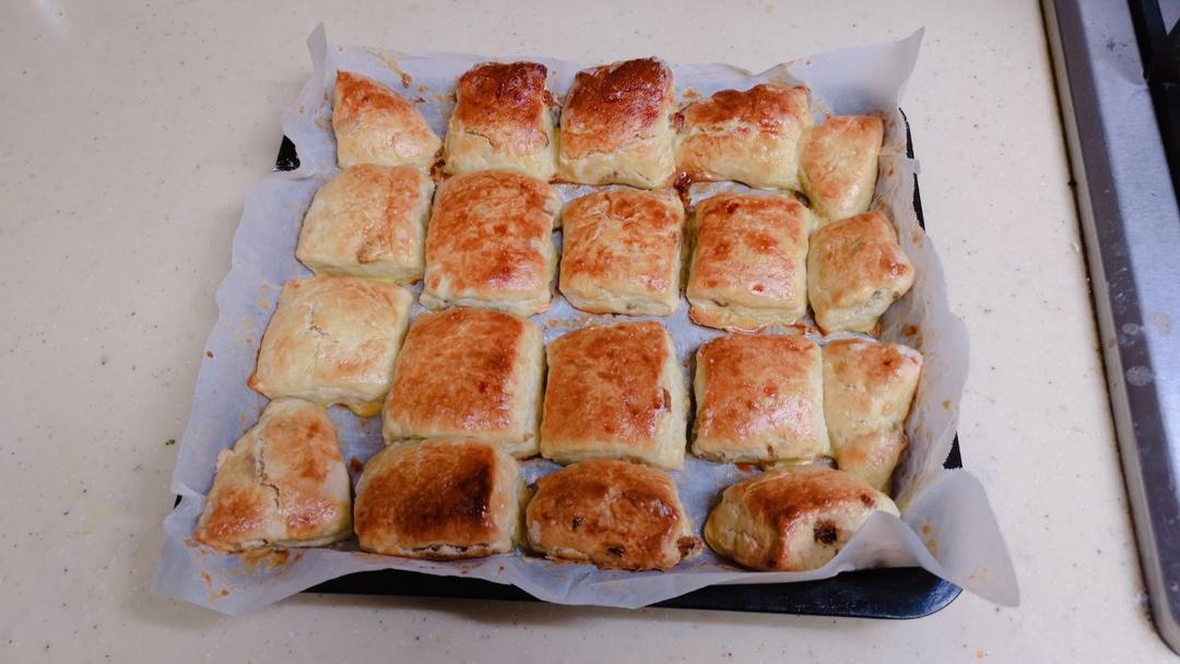 【司康控】无泡打粉的蔓越莓司康