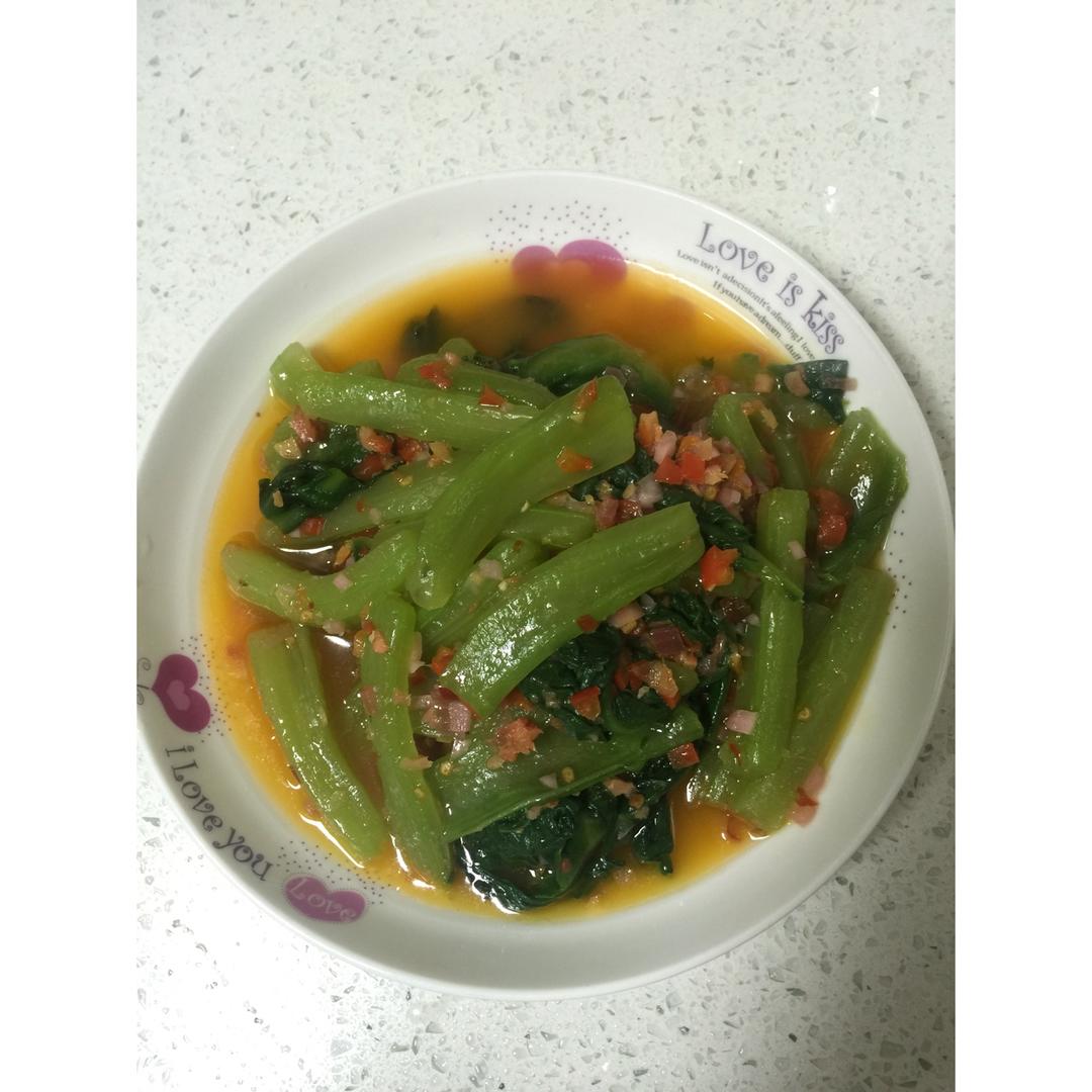 泡椒烩牛皮菜