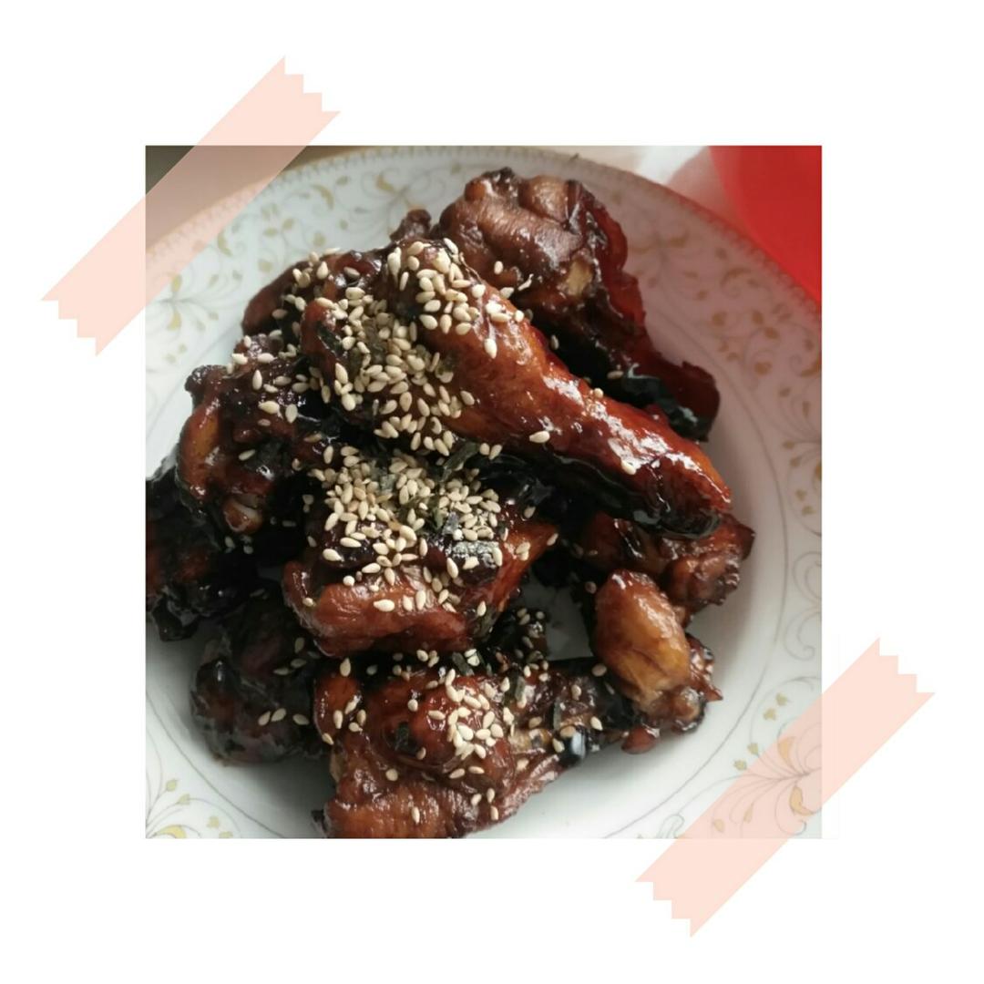 不停吮手指的照烧翅根(鸡腿)-一次就沦陷