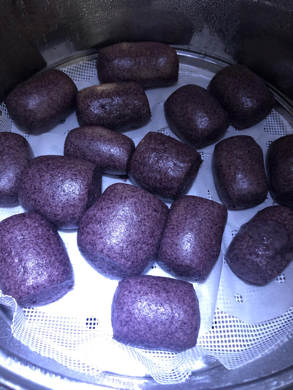 超详细黑米馒头
