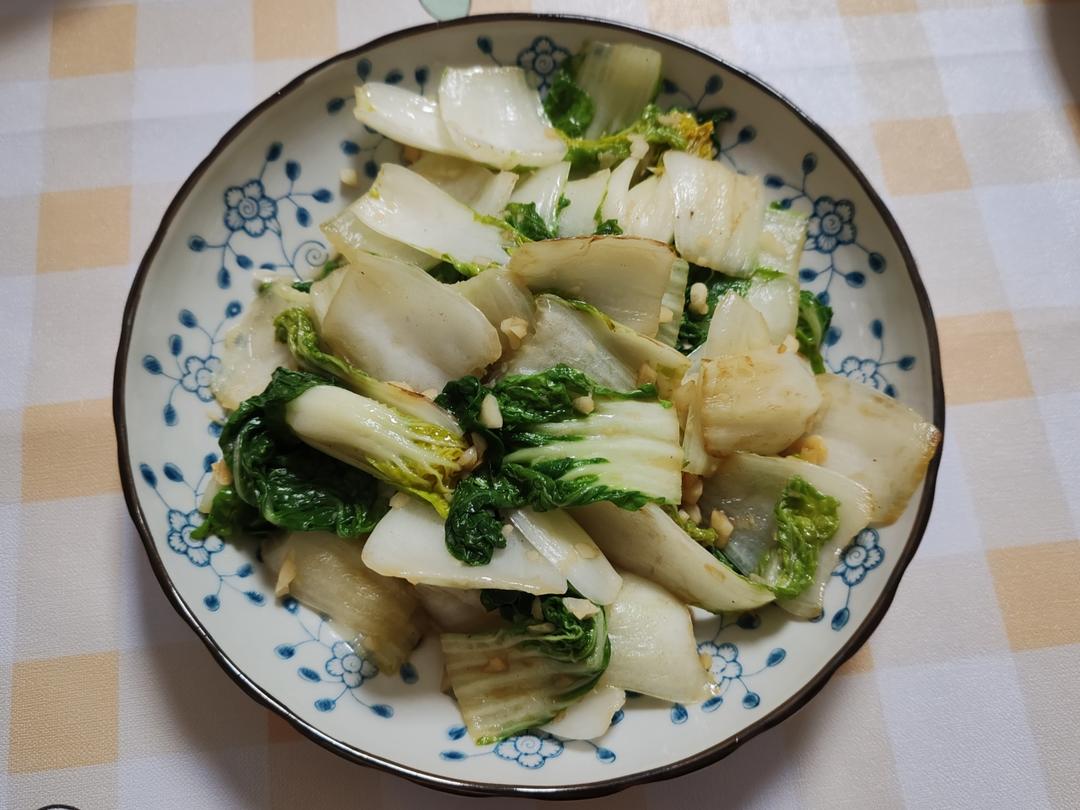 蒜蓉黄心菜
