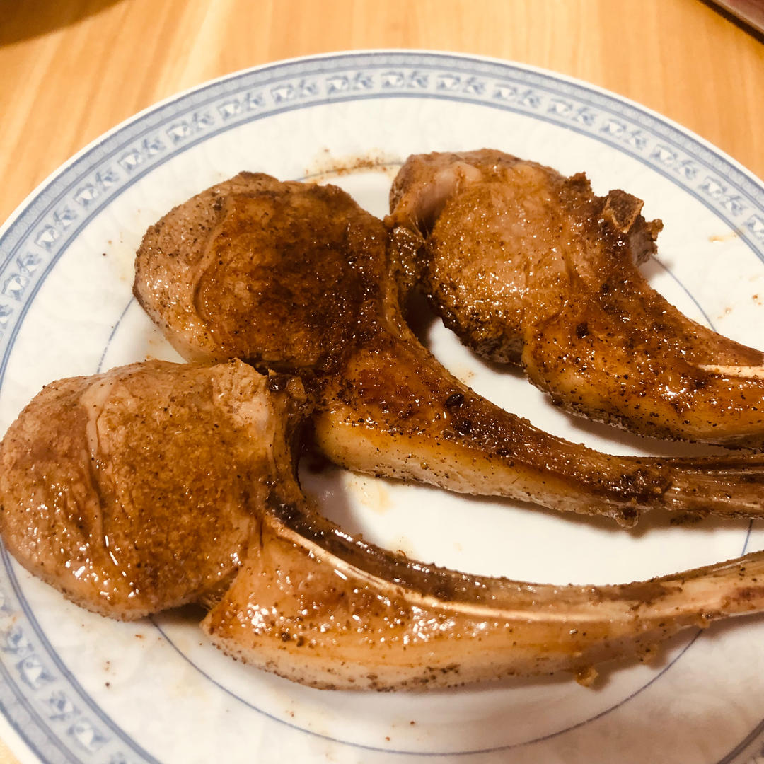 五分钟快手孜然香煎羊排