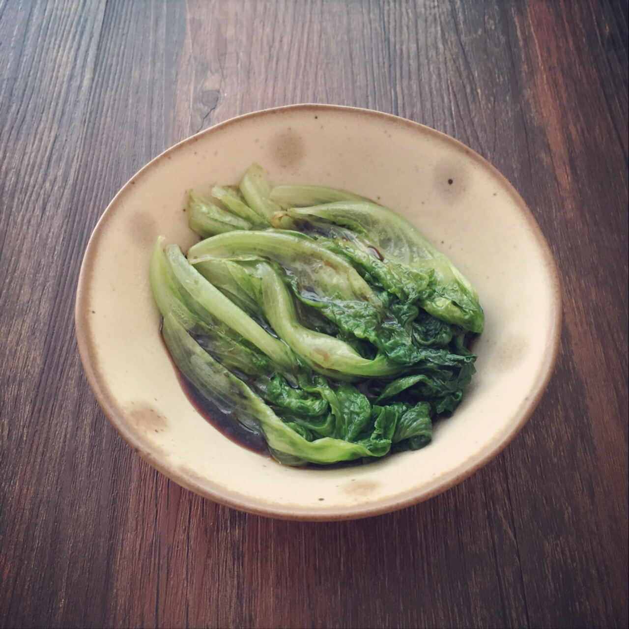 白灼西生菜
