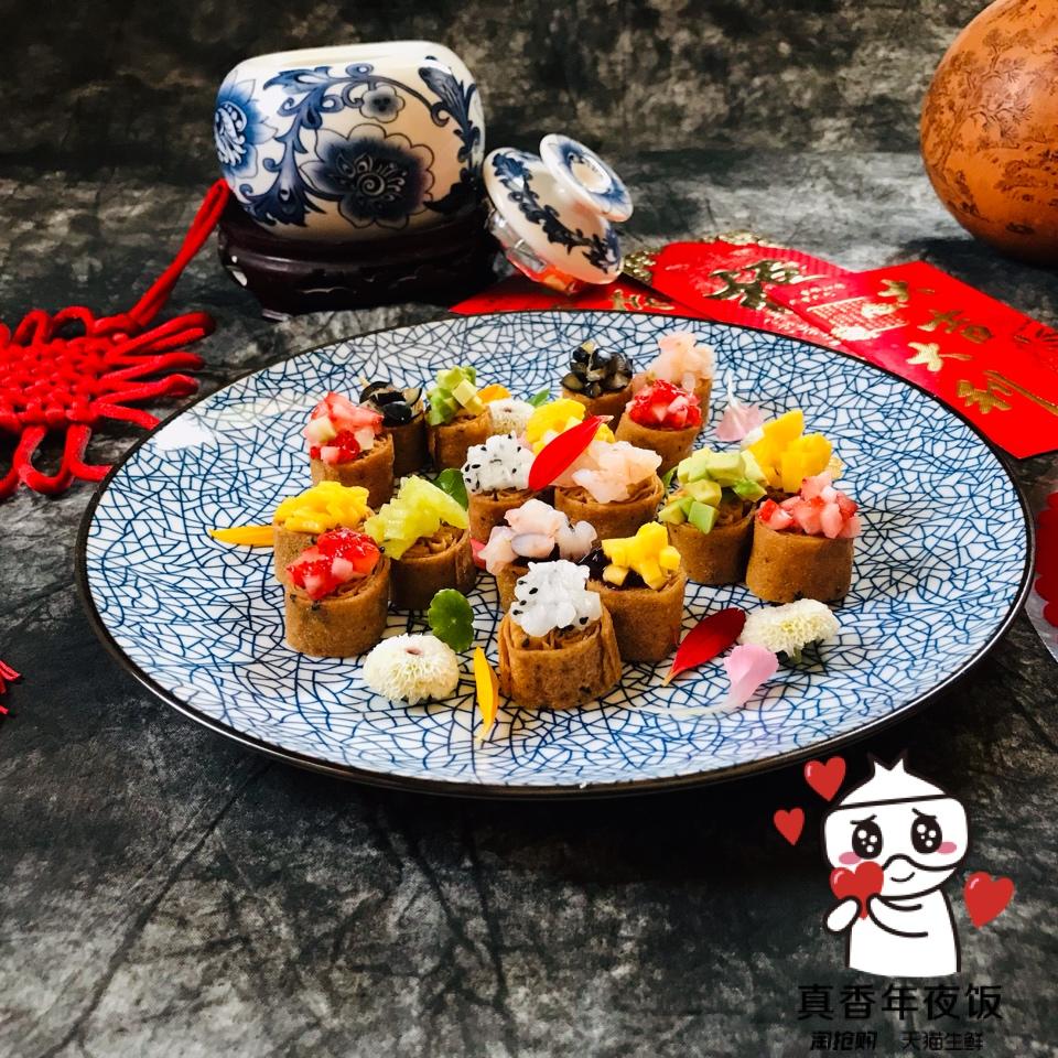 诸事大吉花开富贵咯吱盒