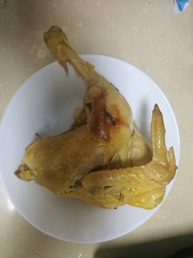 电饭锅简易版：盐焗手撕鸡