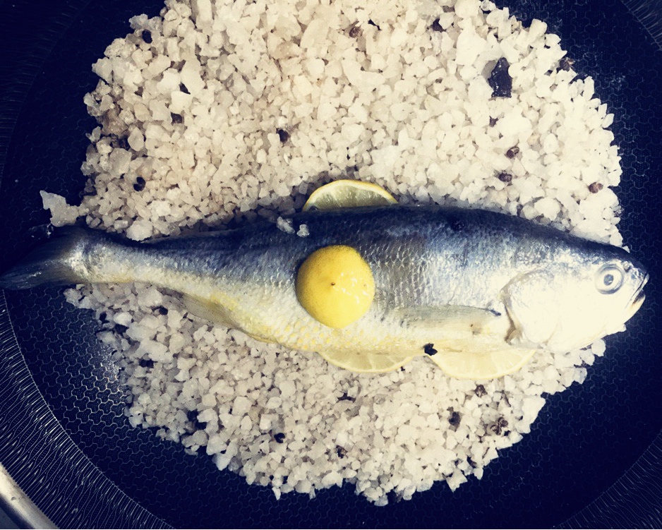 盐焗小黄鱼的做法 步骤4