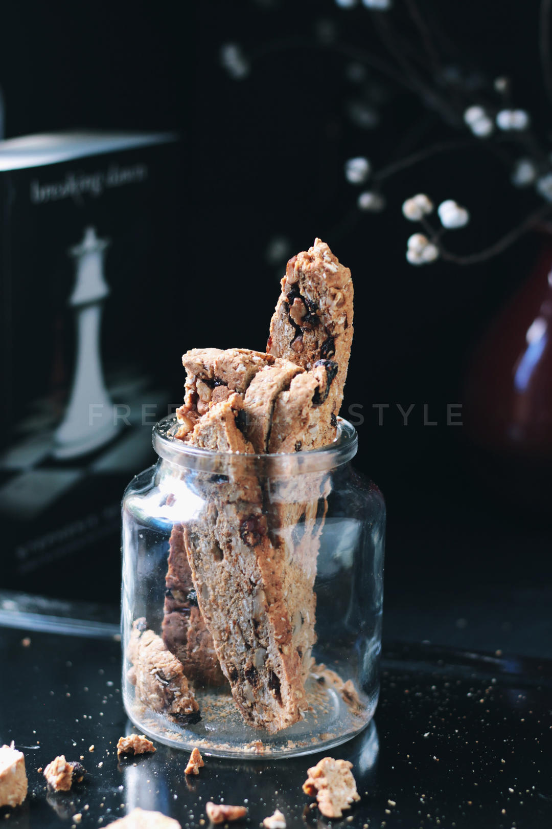 【健康零食】燕麦坚果意式脆饼