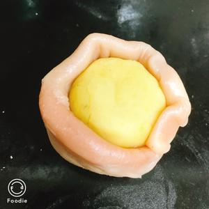 栗子蛋黄酥（色拉油版）的做法 步骤11