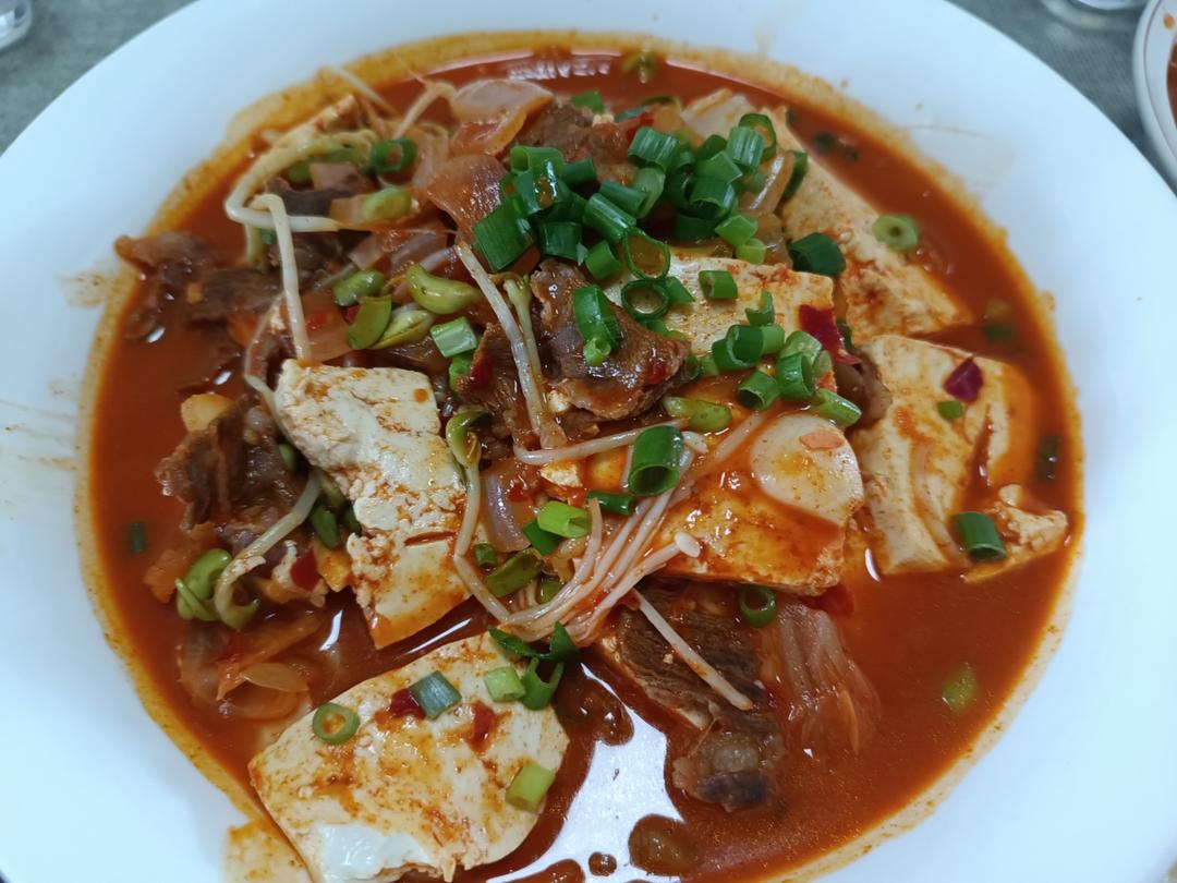 辣白菜豆腐汤