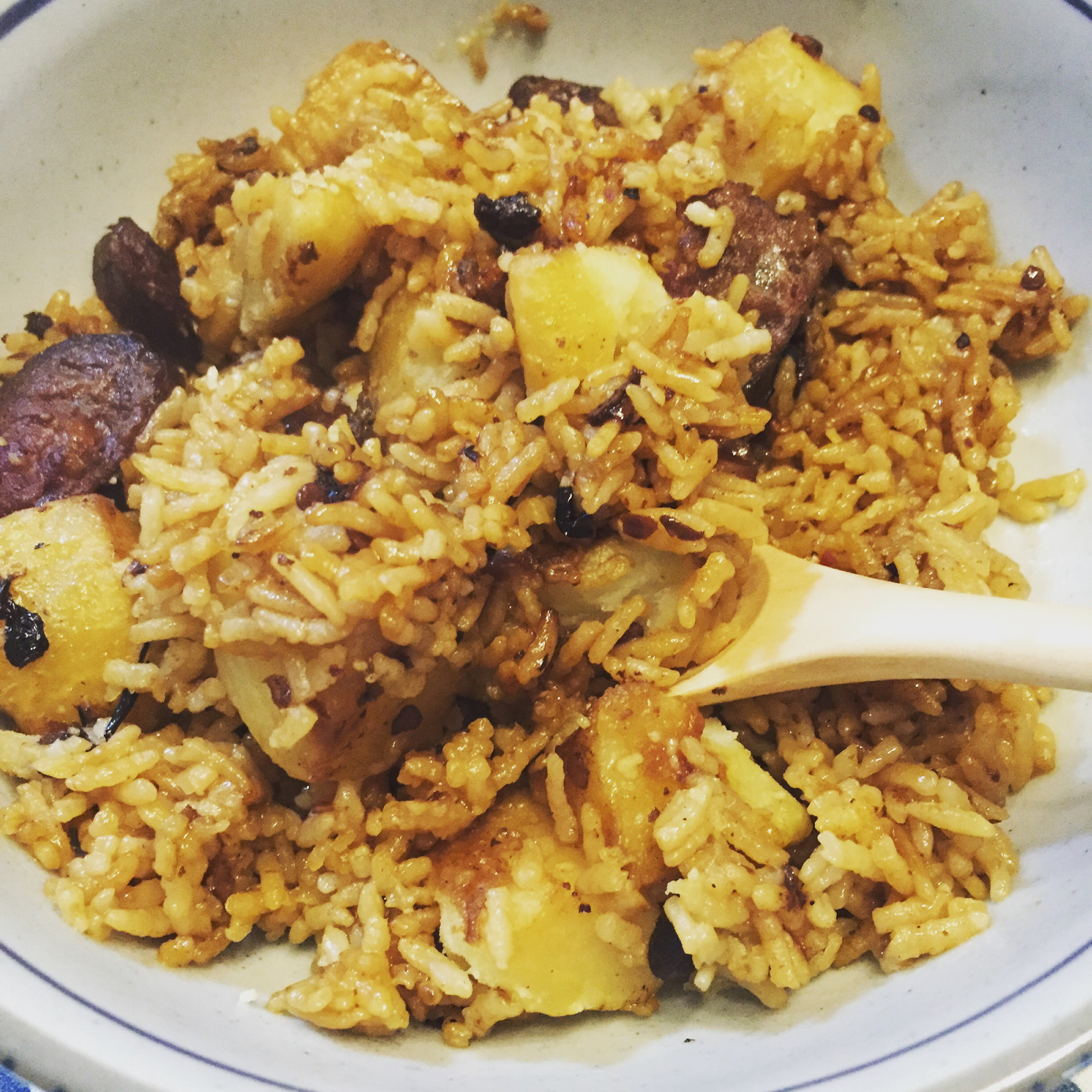 土豆焖饭（电饭锅版）