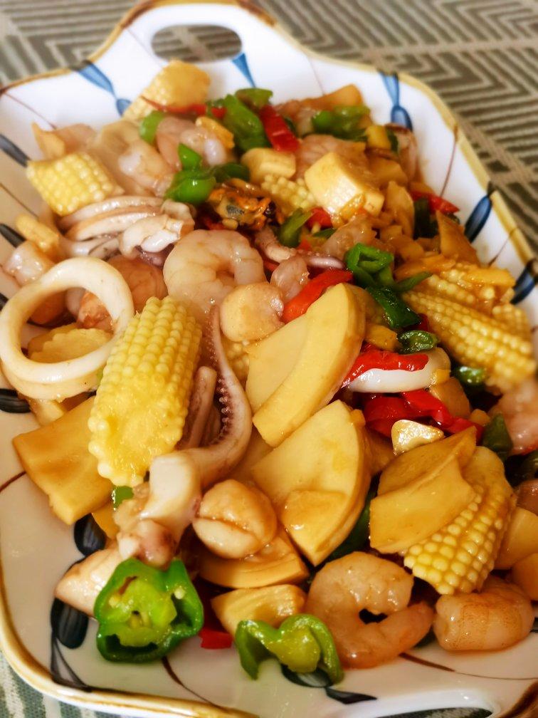 酱爆山姆海鲜什锦