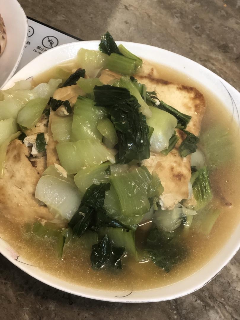 青菜烧豆腐