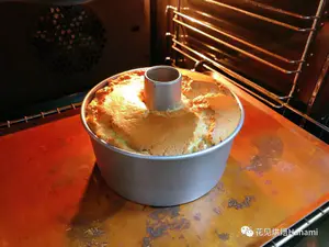 花见烘焙Hanami——栗子蒙布朗戚风蛋糕（17cm戚风蛋糕模具食谱）的做法 步骤12