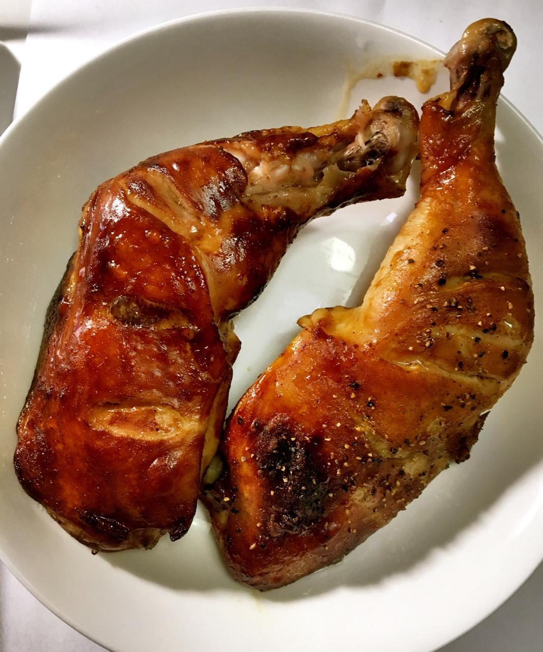 蜜制烤鸡腿