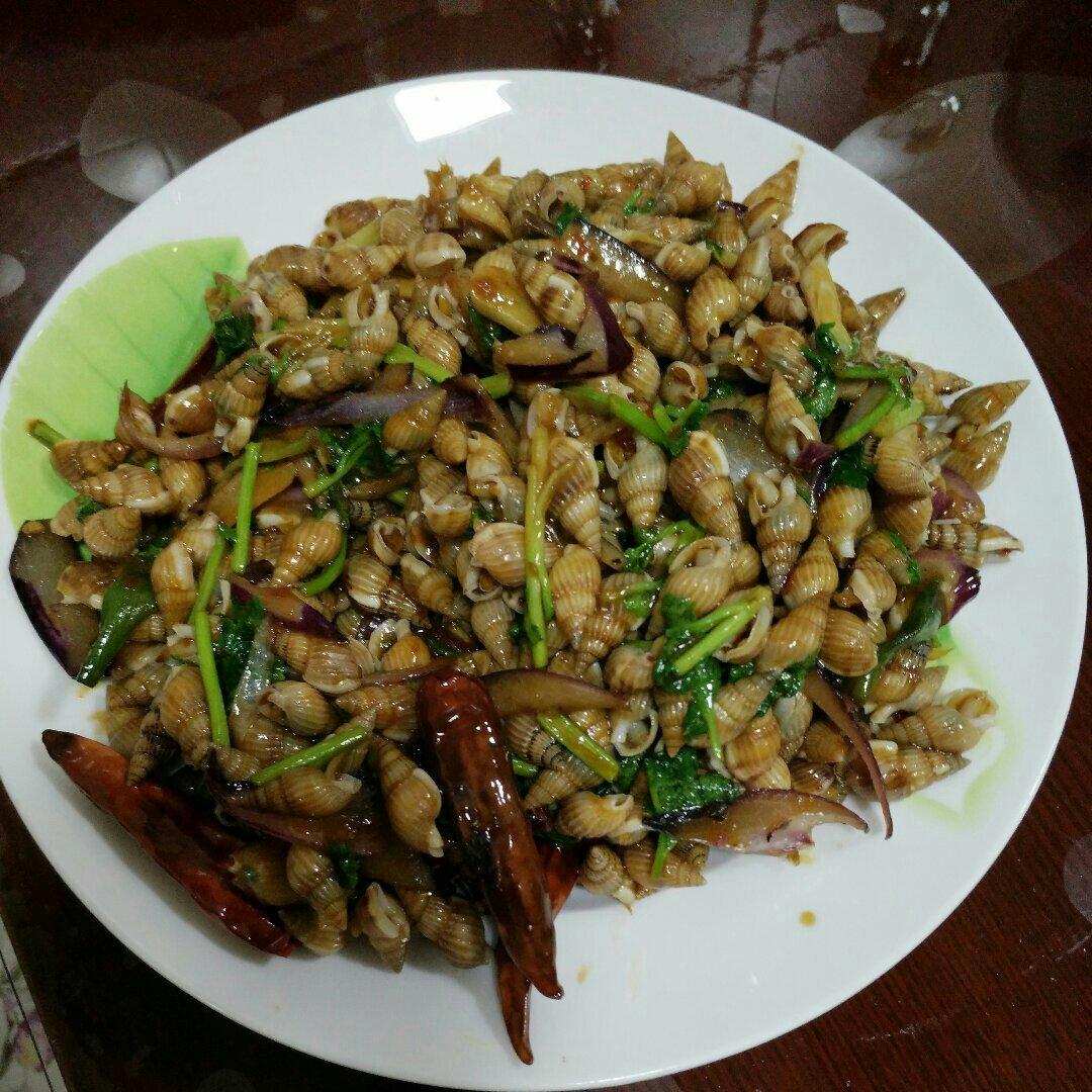 辣炒海螺丝