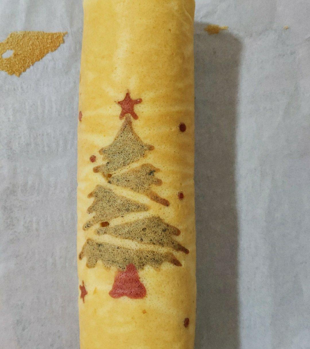 圣诞树蛋糕卷~