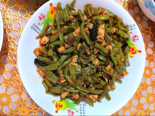 肉末豇豆