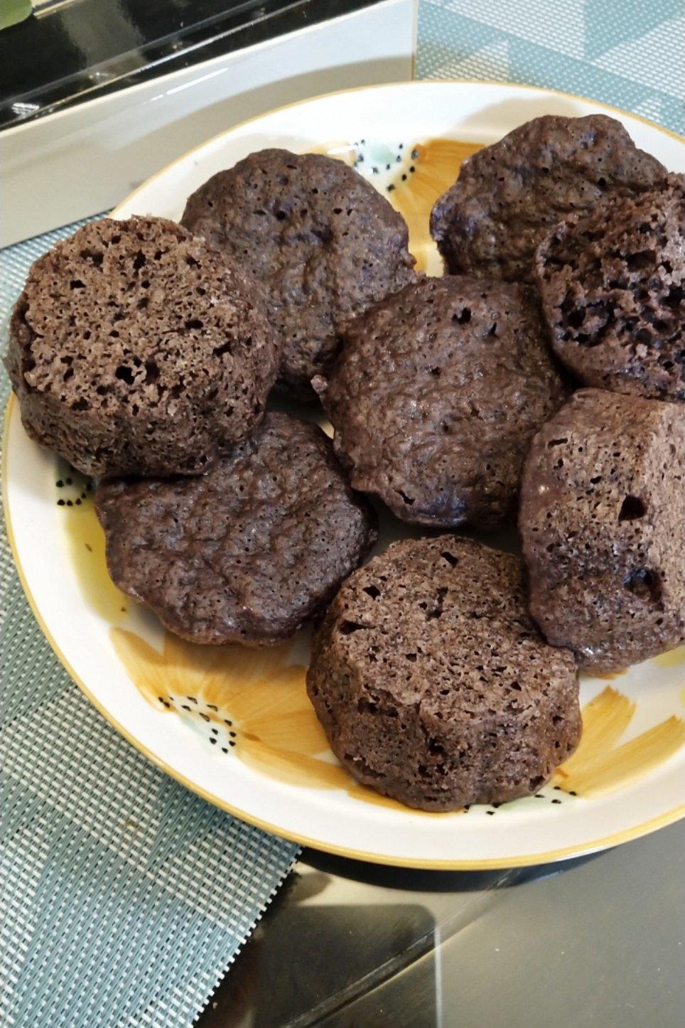 极简黑芝麻发糕