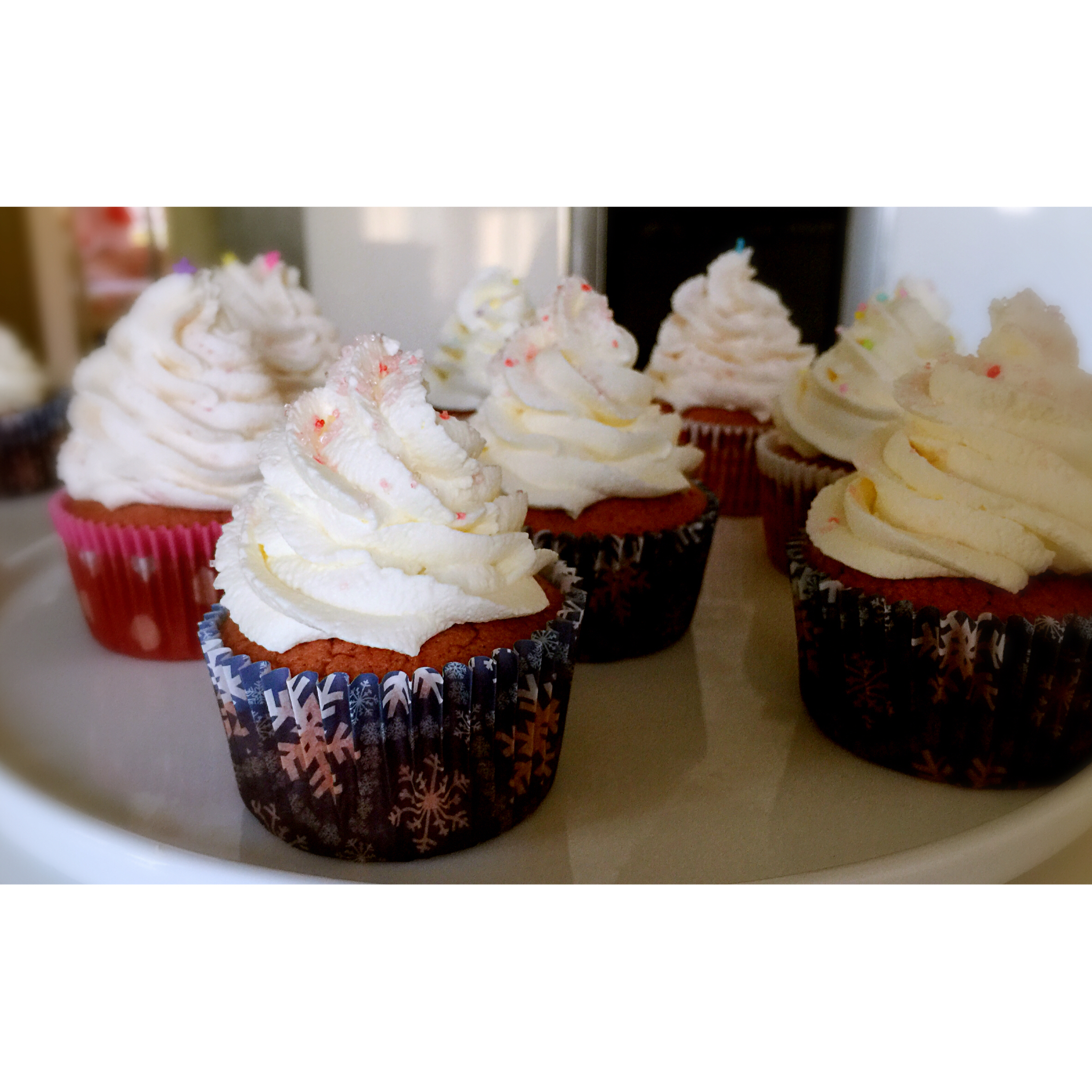 经典红丝绒杯子蛋糕（red velvet cupcake）