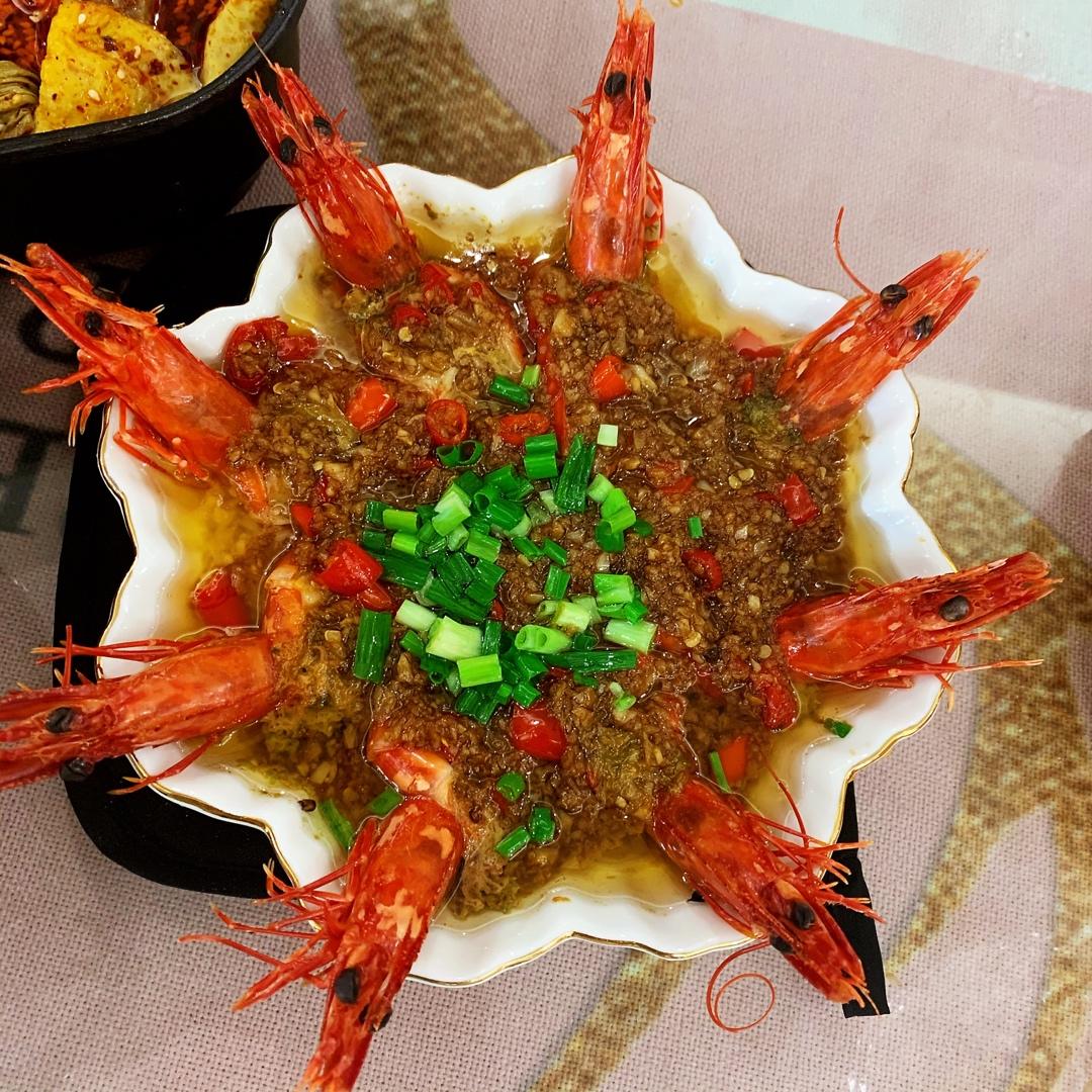蒜蓉粉丝蒸虾