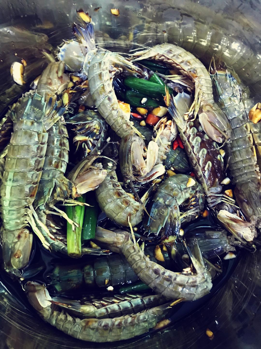 潮汕毒药—生腌虾菇的做法