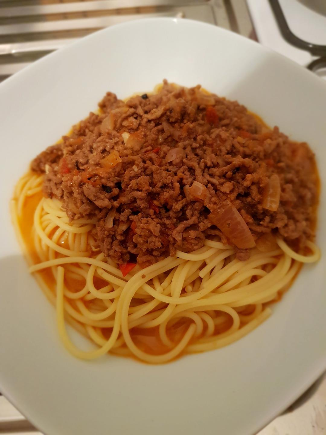 意大利茄汁肉酱面 Spaghetti Bolognese