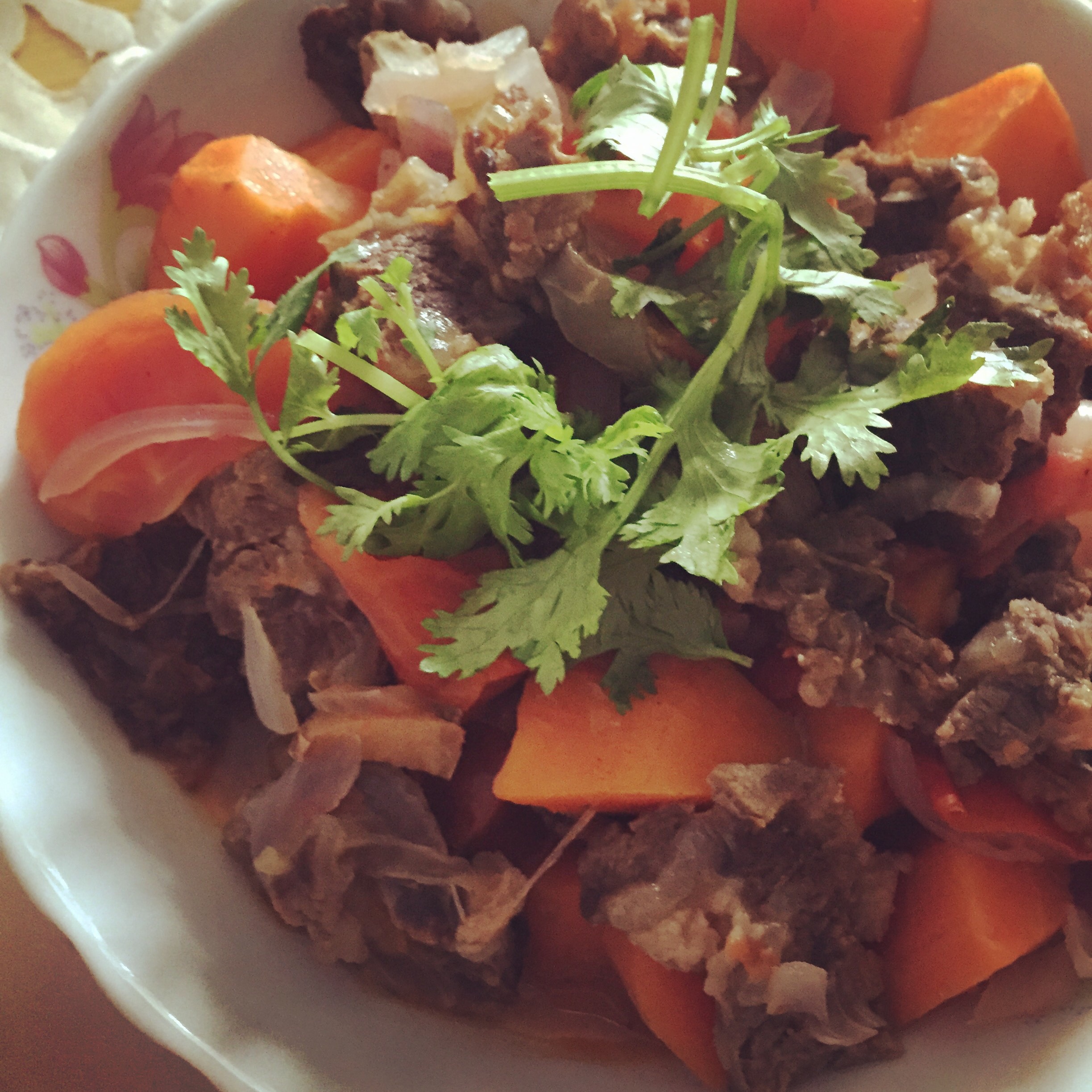 胡萝卜土豆烧牛腩