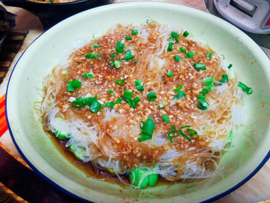 粉丝蒸丝瓜