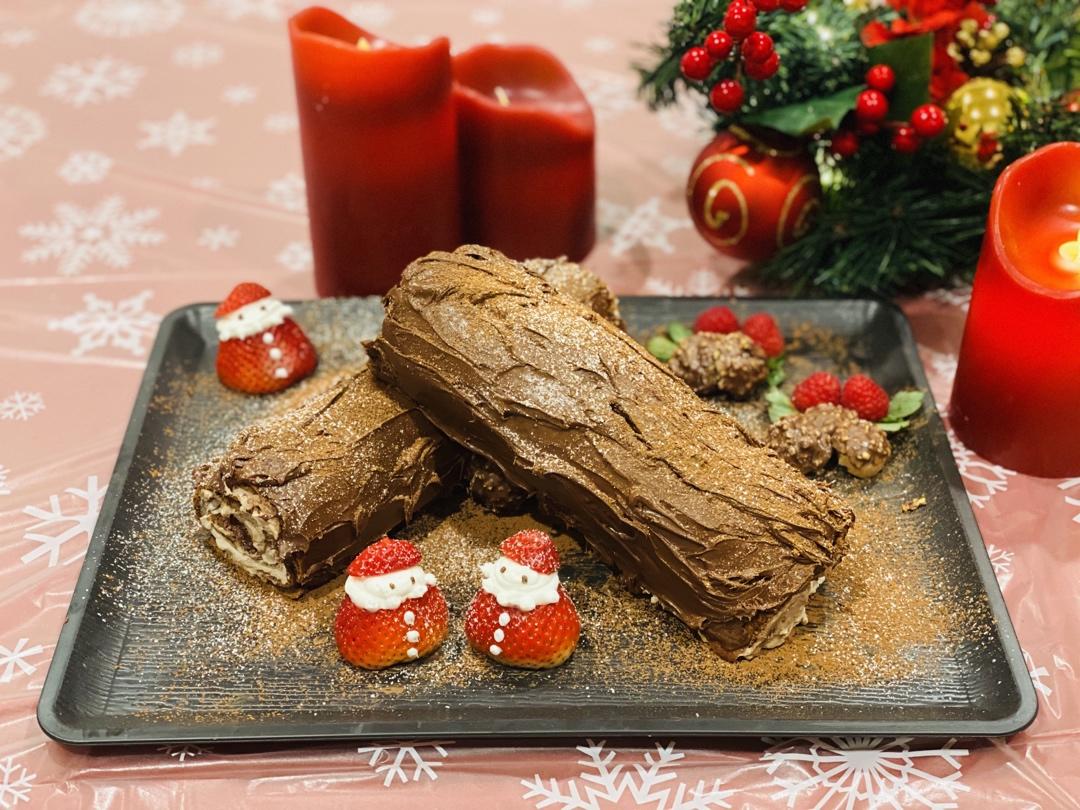 圣诞木材蛋糕 Bûche de Noël——北鼎烤箱食谱