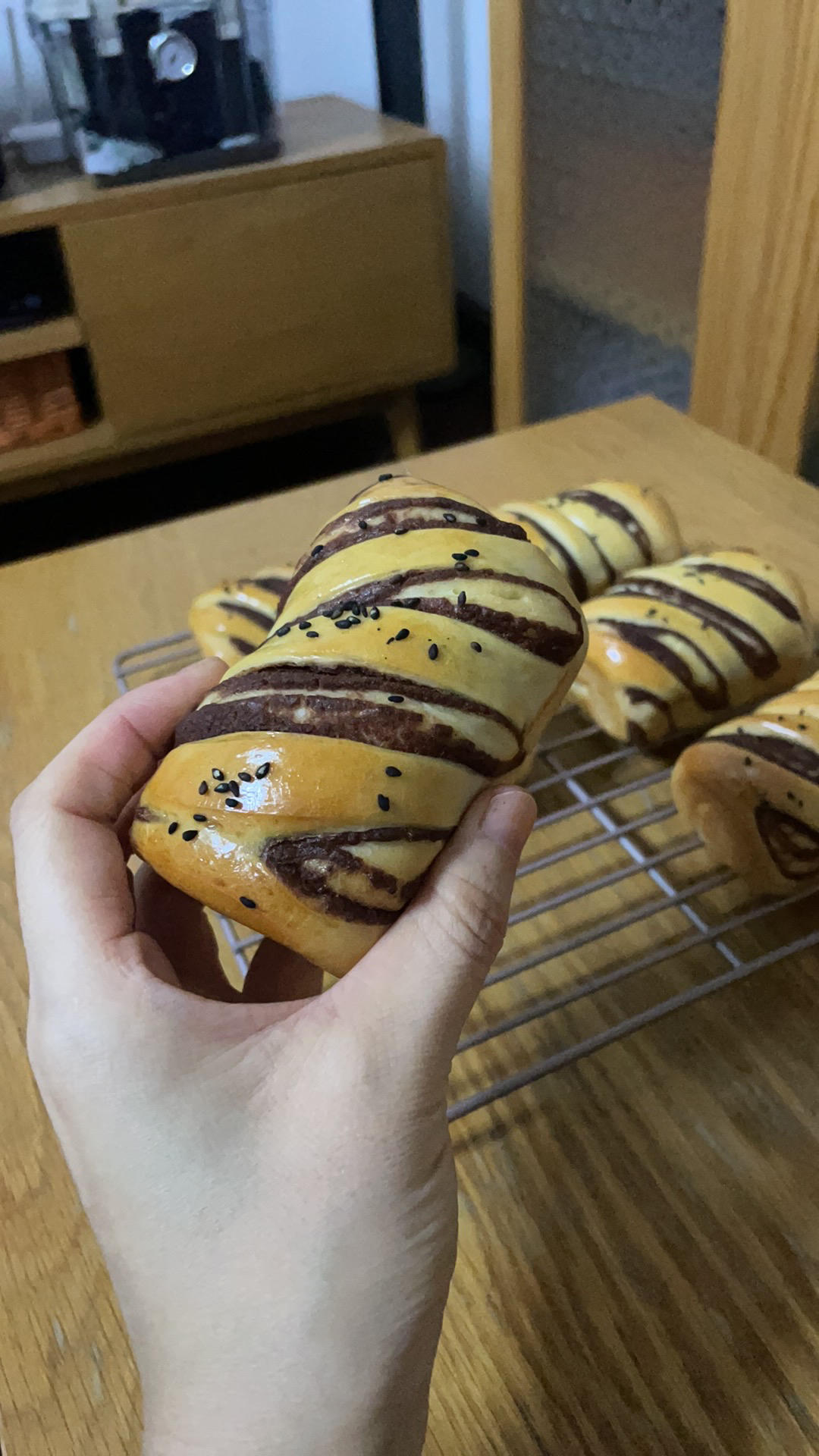 豆沙造型小面包