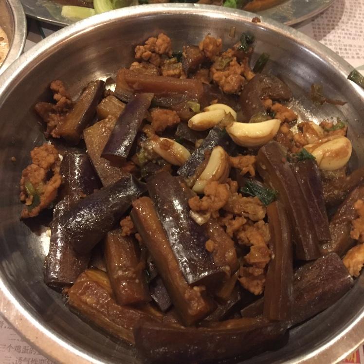 红烧肉末茄子