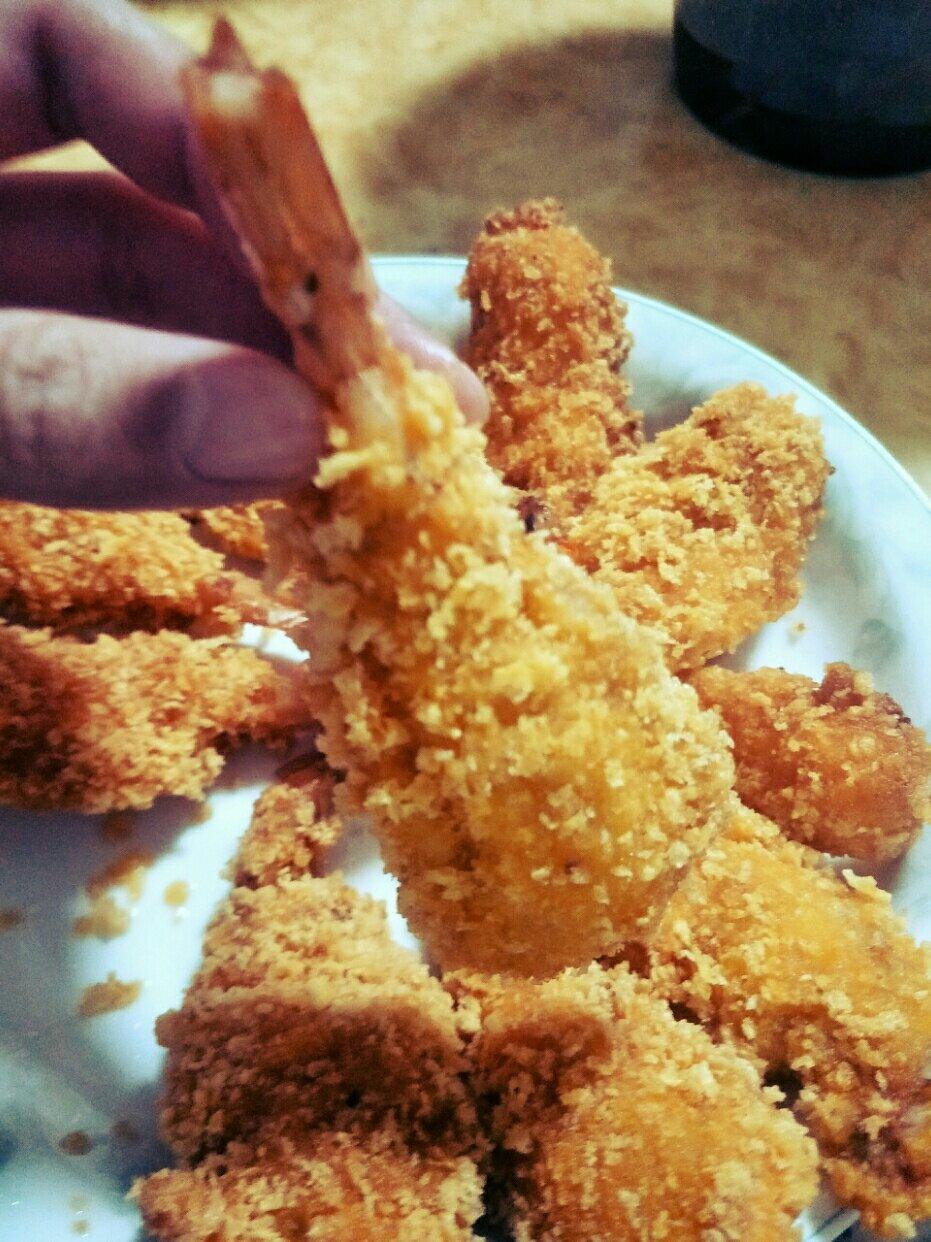 面包糠炸虾