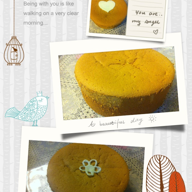 6寸戚风蛋糕（2蛋）