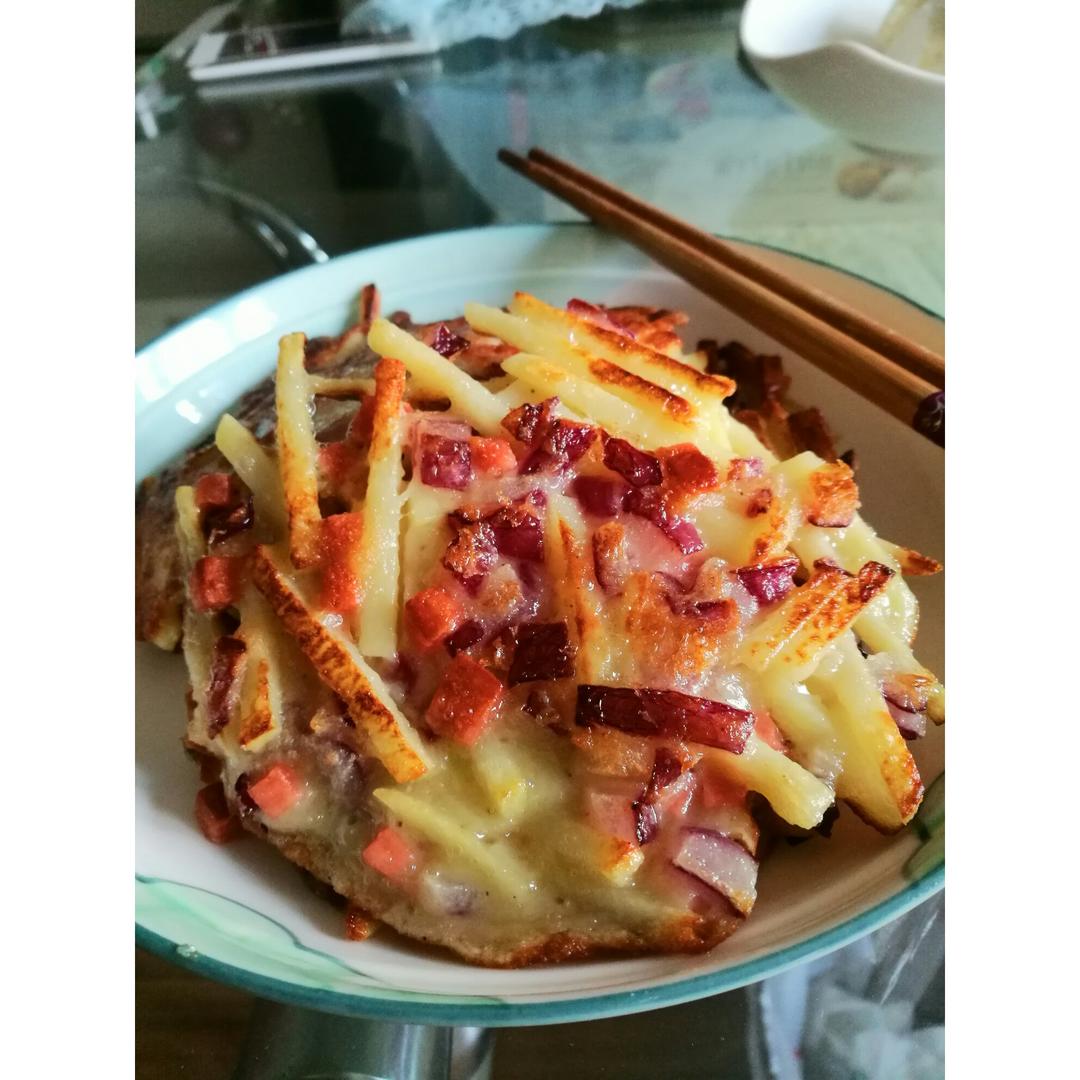 土豆洋葱煎饼