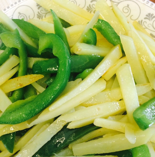 土豆青椒丝
