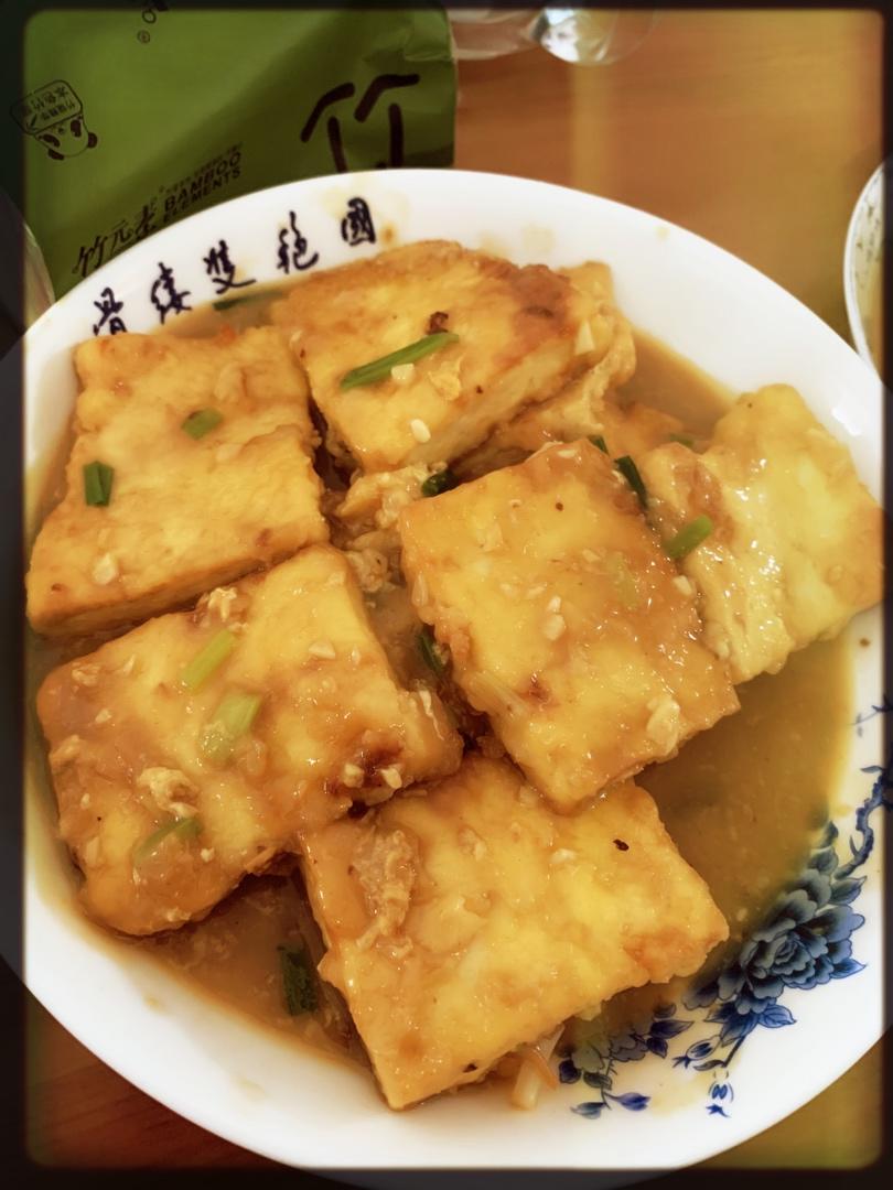 无敌好吃的香煎豆腐
