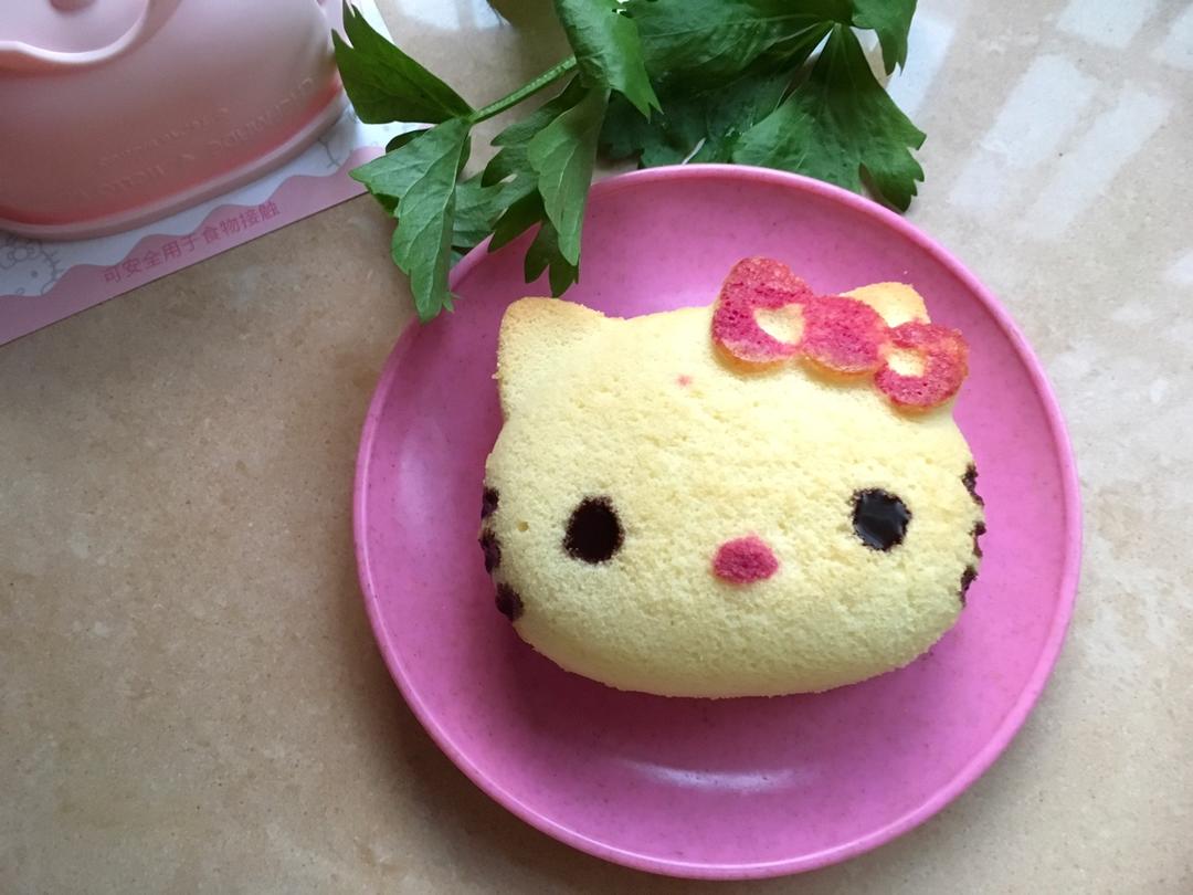 Hello Kitty异形戚风蛋糕