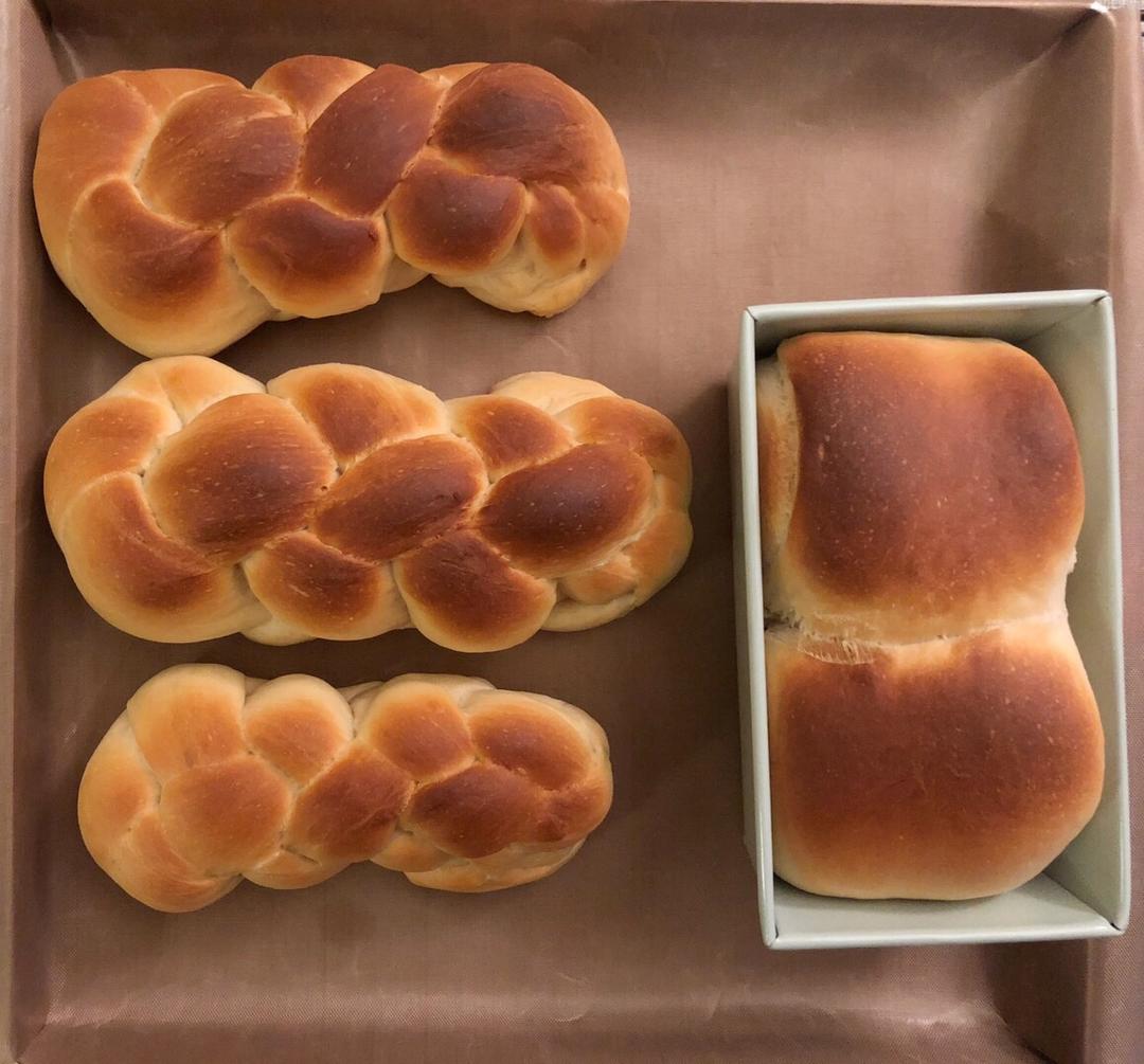 海盐皇后吐司（超好吃😋～面包机和面版、厨师机和面版）