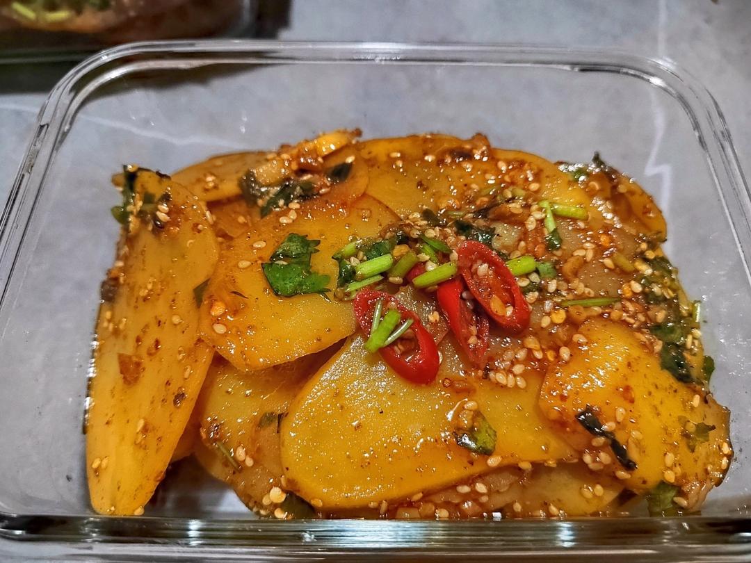 酸辣凉拌土豆片‼️分分钟光盘